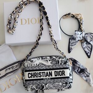 Dior Black and White Women's Bag